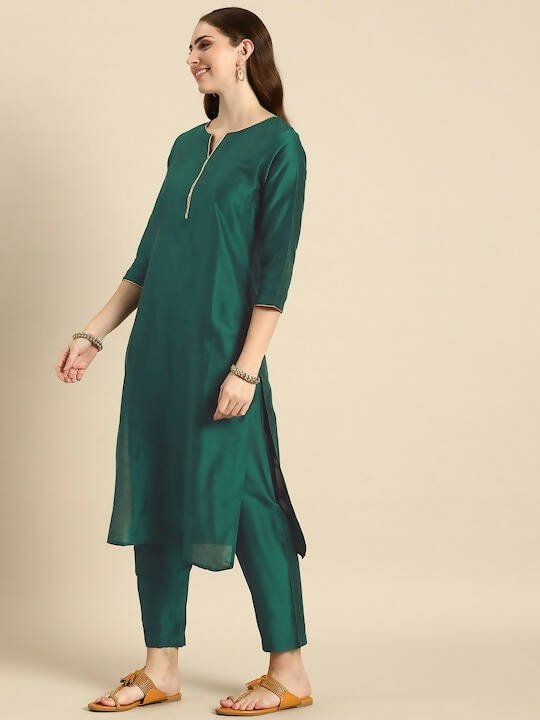 Anouk Women Regular Kurta With Trousers & Dupatta - Distacart