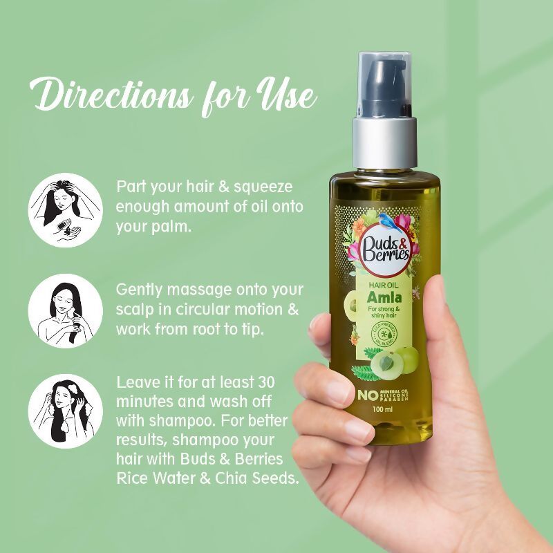 Buds & Berries Amla Hair Oil - Distacart