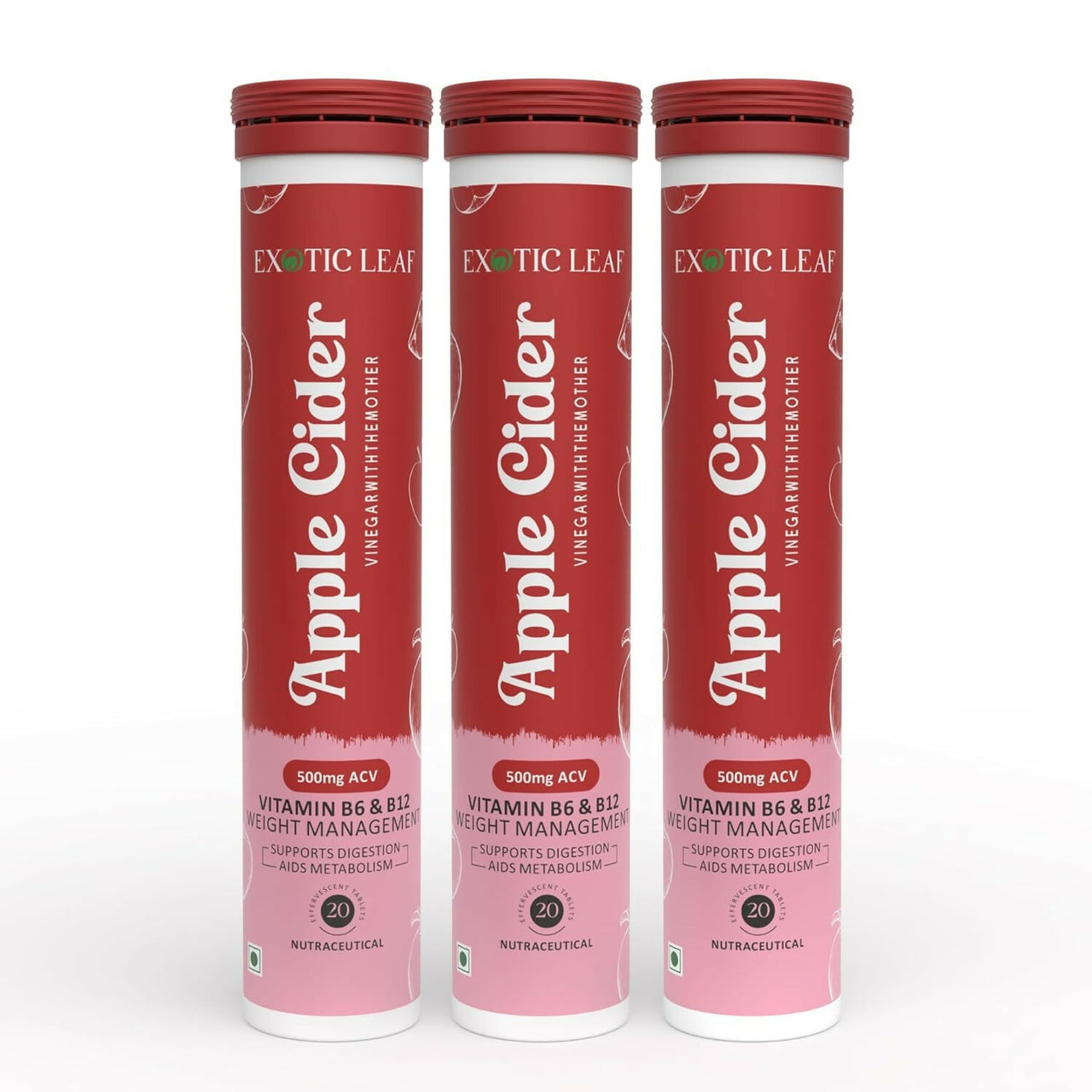 Exotic Leaf Apple Cider Vinegar Tablets