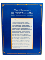 Thumbnail for Eco-Friendly Ganesh Idol Small (Non-Toxic Colors) With Kumkum & Akshat - Limited Time Offer - Distacart