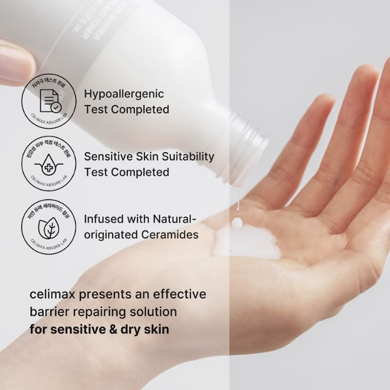 Celimax Dual Barrier Creamy Toner - Korean Skin Care - Distacart