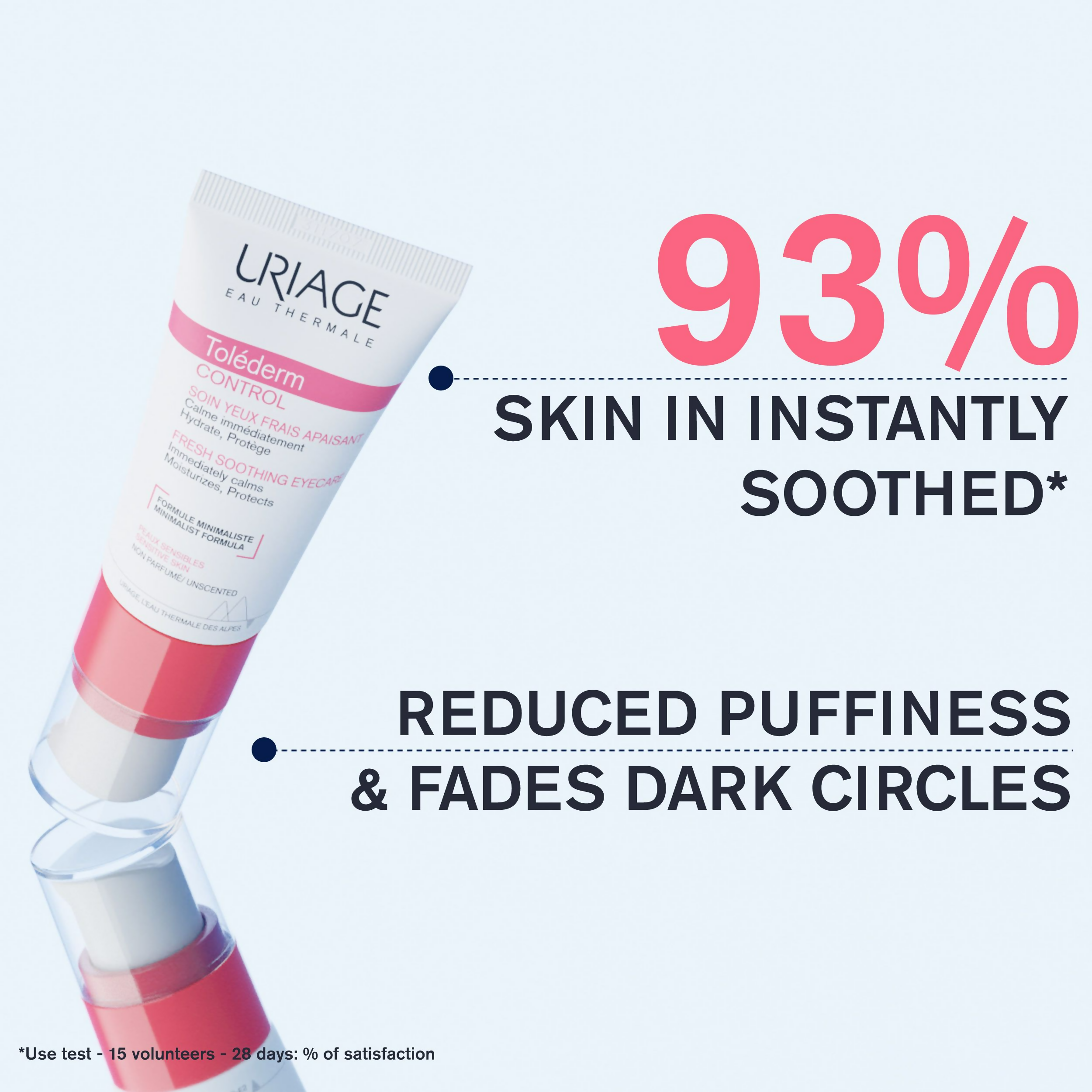 Uriage Tolederm Fresh Soothing Eyecare - Distacart