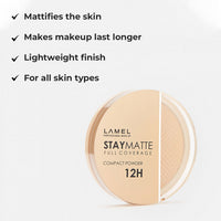 Thumbnail for Lamel Stay Matte Full Coverage Compact Powder - 404 Beige