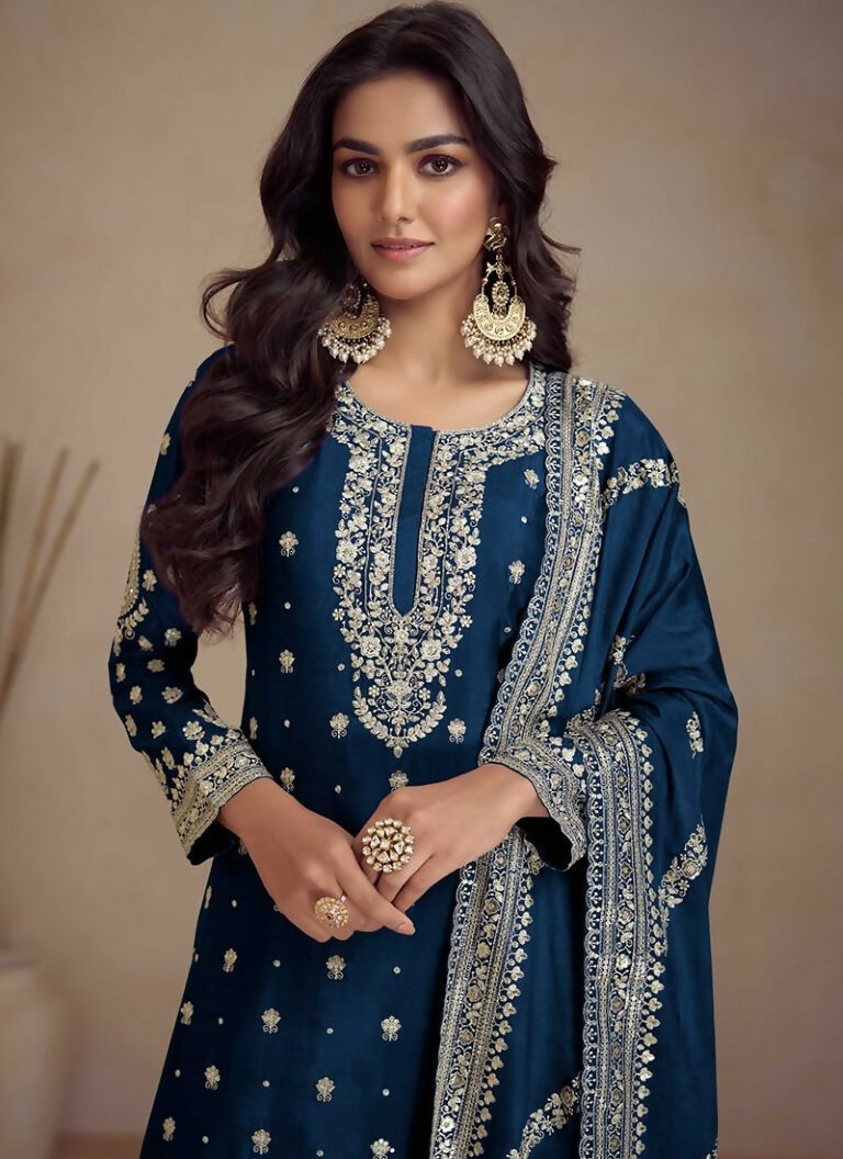 glamorous-blue-chinon-palazzo-suit-with-intricate-sequins-embroidery-slscc52857466d-b