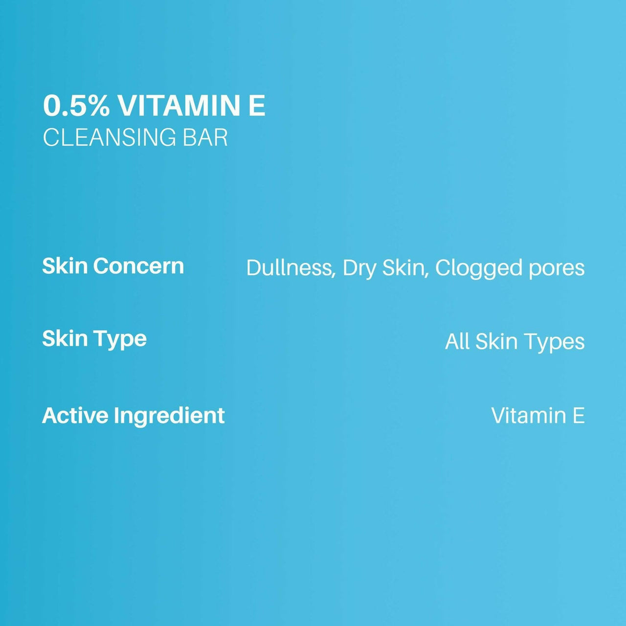 DermDoc 0.5% Vitamin E Cleansing Bar For Moisturized Skin - Distacart