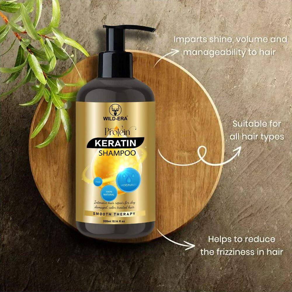 Wildera Keratin Smooth Shampoo with Keratin and Argan Oil - Distacart