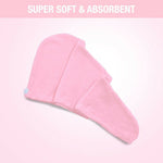 Thumbnail for Nykaa Naturals Microfiber Hair Wrap for Frizz Free & Shiny Hair - Pink - Distacart