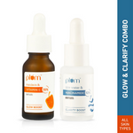 Thumbnail for Plum Glow & Clarify Serum Combo - 15% Vitamin C Face Serum + 10% Niacinamide Face Serum - Distacart