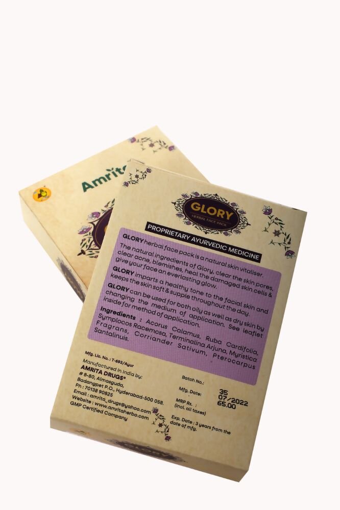 Amrita Glory Herbal Face Pack - Distacart