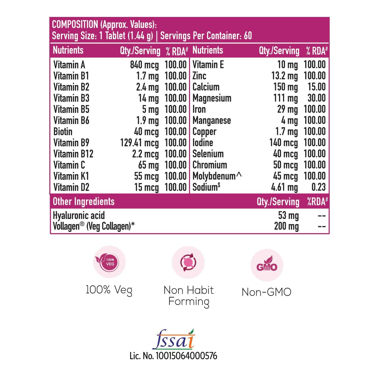 HK Vitals Multivitamin Plus Women Tablets - Distacart