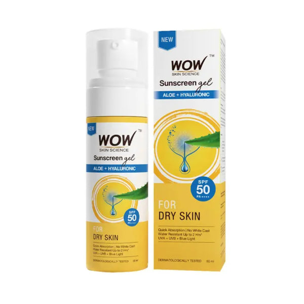 Wow Life Science Sunscreen Gel Dry Skin - Distacart