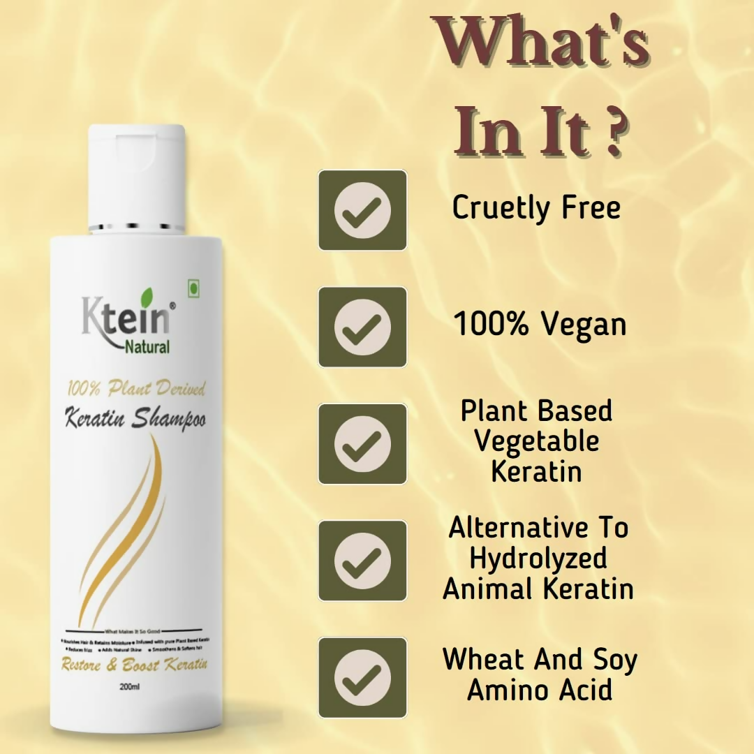 Ktein Natural Plant Derived Keratin Shampoo - Distacart