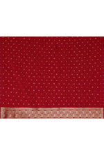 Thumbnail for Joban Fashion Red Soft Pure Handloom Banarasi Silk Saree
