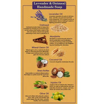 Thumbnail for Ancient Living Lavender & Oatmeal Luxury Handmade Soap ingredients