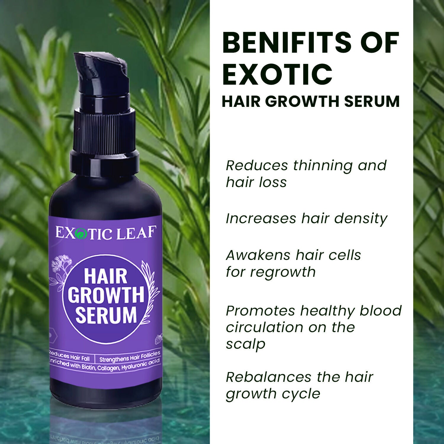 Exotic Leaf Hair Serum - Distacart