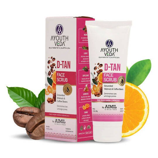 Ayouthveda D-Tan Face Scrub - Distacart