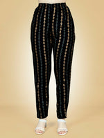 Thumbnail for Jyoti Fashion Women's Black Viscose Rayon Embroidered Kurta Pant Set - Distacart