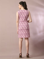 Thumbnail for Myshka Women's Multi Printed Cowl Neck Bodycon Party Dress - Distacart