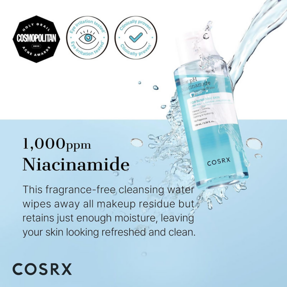 Cosrx Low pH Niacinamide Micellar Cleansing Water - Distacart