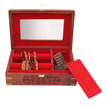 Thumbnail for Nizalia Carved Motif Of Flora Handmade Beautiful Jewellery Box With Mirror - Limited Time Offer - Distacart
