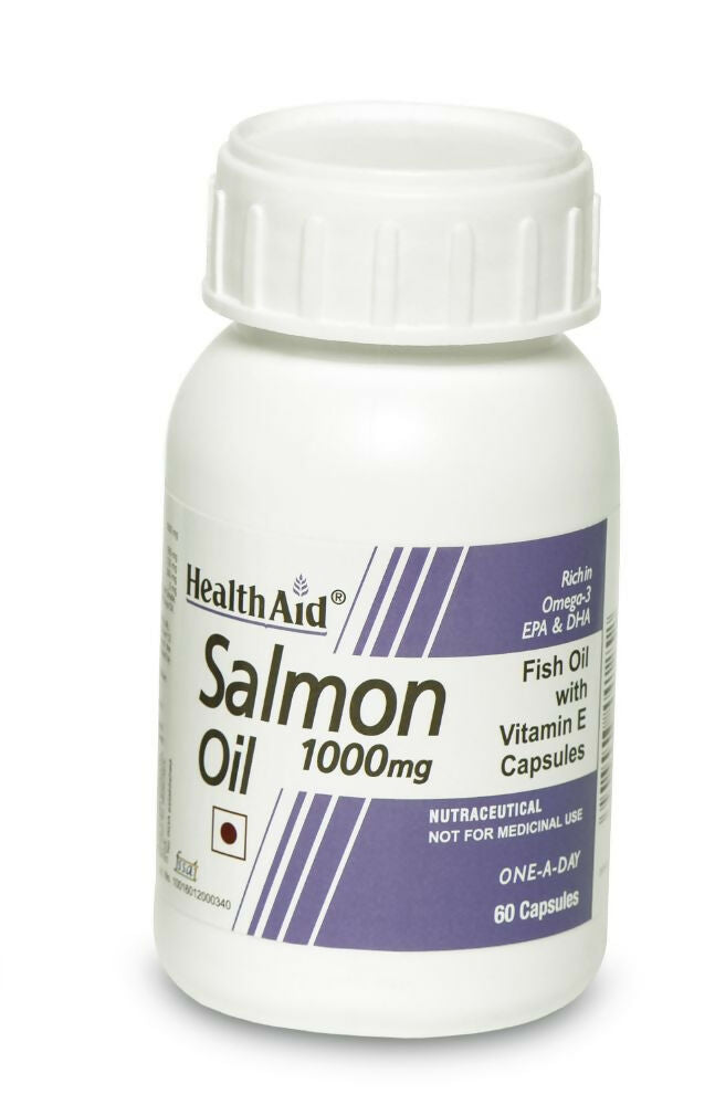 HealthAid Salmon Oil 1000 mg Capsules - Distacart