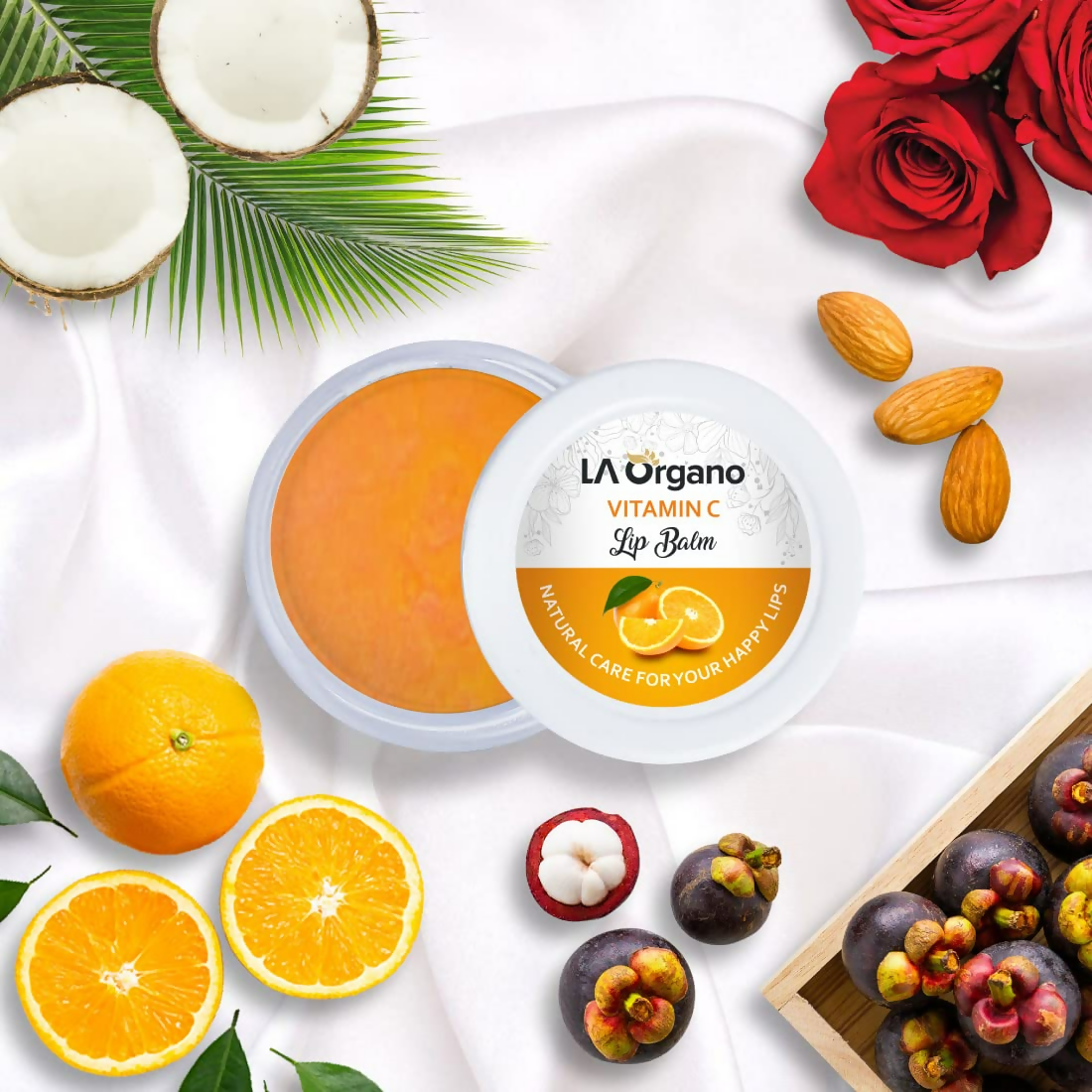 LA Organo Vitamin C Natural Lip Balm - Distacart