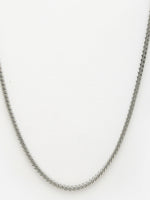Thumbnail for NVR Men's Silver-Plated Stainless Steel Chain - Distacart
