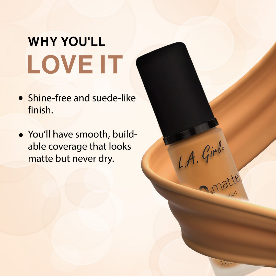 L.A. Girl PRO Matte Foundation - Golden Bronze - Distacart