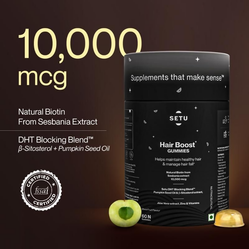 Setu Hair Boost Gummies