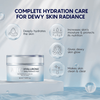 Thumbnail for AHC Hyaluronic Dewy Radiance Face Moisturizer Cream - Korean skincare