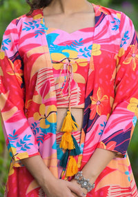 Thumbnail for Designer Stylish Multi Ab Cotton Stitched jacket Style - Anbazaar - Distacart