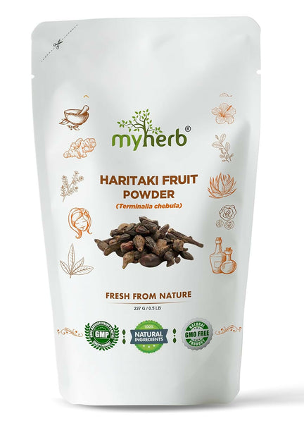 Myherb Natural Organic Haritaki Powder - Distacart