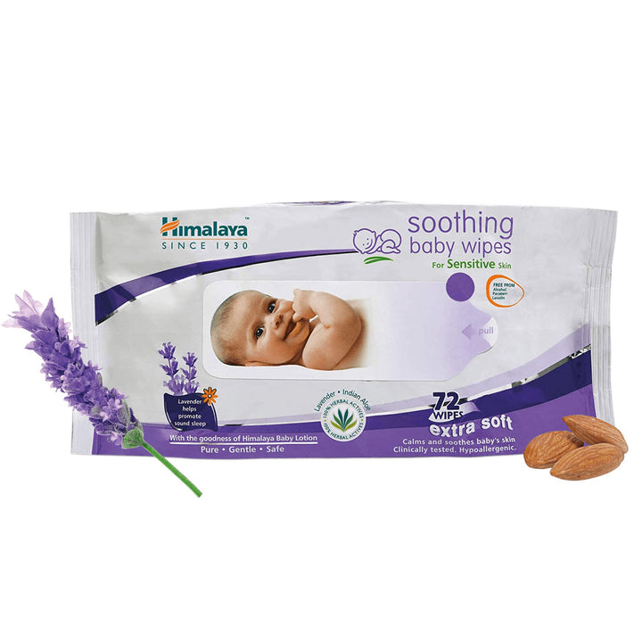 Himalaya Herbals - Soothing Baby Wipes - Distacart