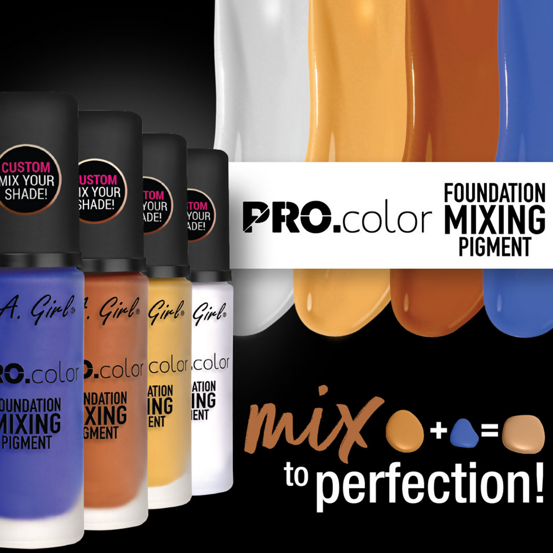L.A. Girl Pro Color & Pro Matte Foundation - White - Distacart