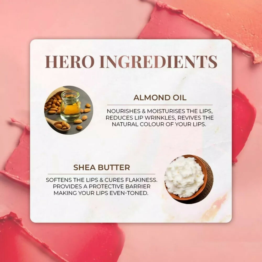 Just Herbs Tinted Lip Balm SPF 20+ Cherry Flavor - Distacart
