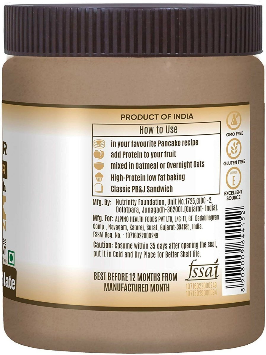 Alpino Peanut Butter Powder Dark Chocolate - Distacart