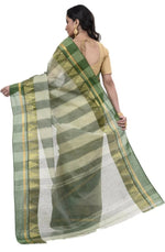 Thumbnail for Exclusive Collection Off White 100% Pure Cotton Tant Saree