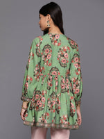 Thumbnail for Ahalyaa Women's Traditional wear Tunic - Green - Distacart
