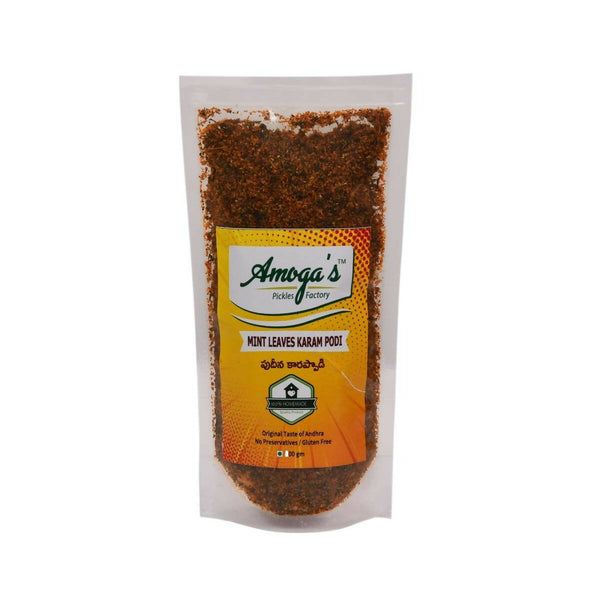 Amoga's Pickles Factory Mint Leaves Karam Podi - Distacart