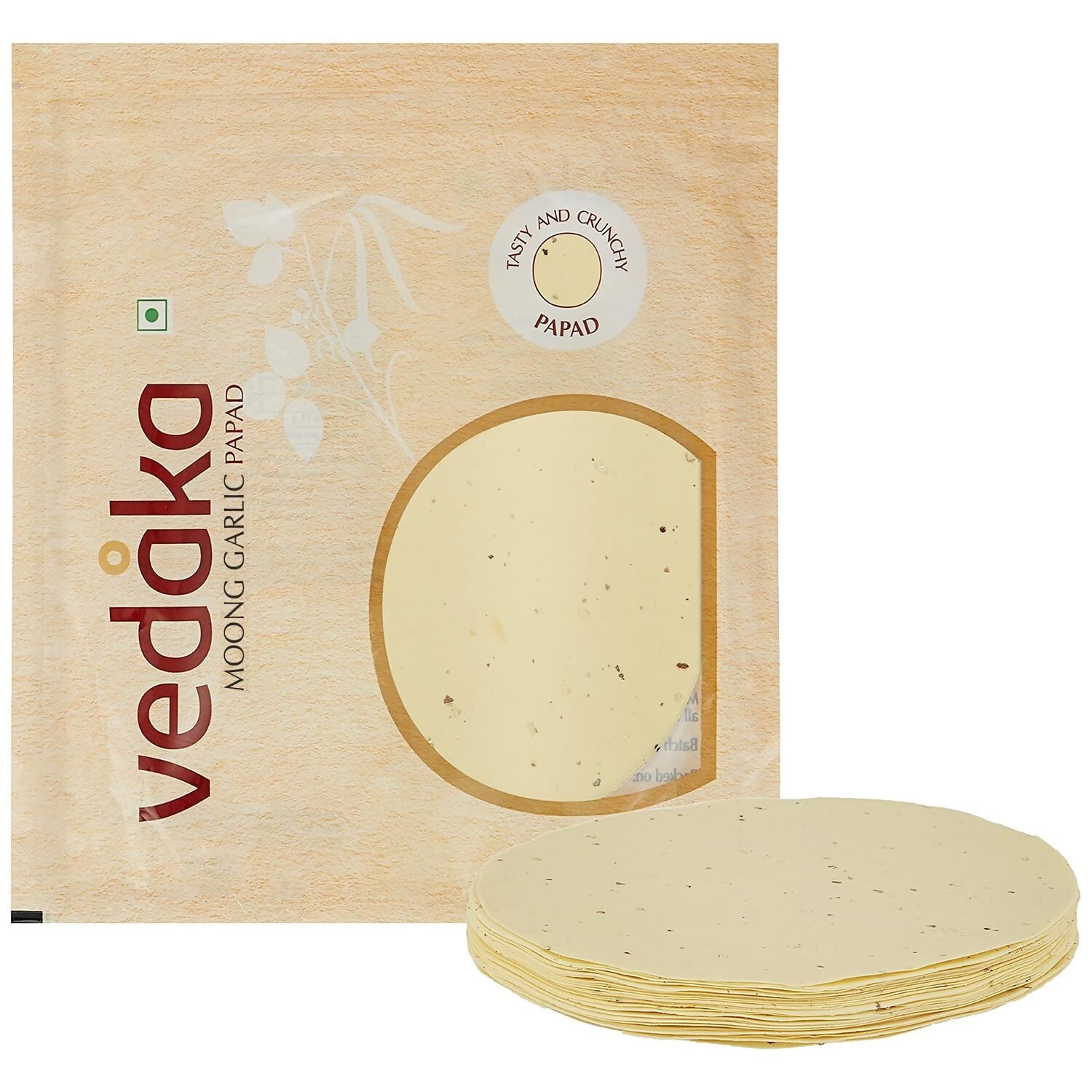 Vedaka Moong Garlic Papad - Distacart
