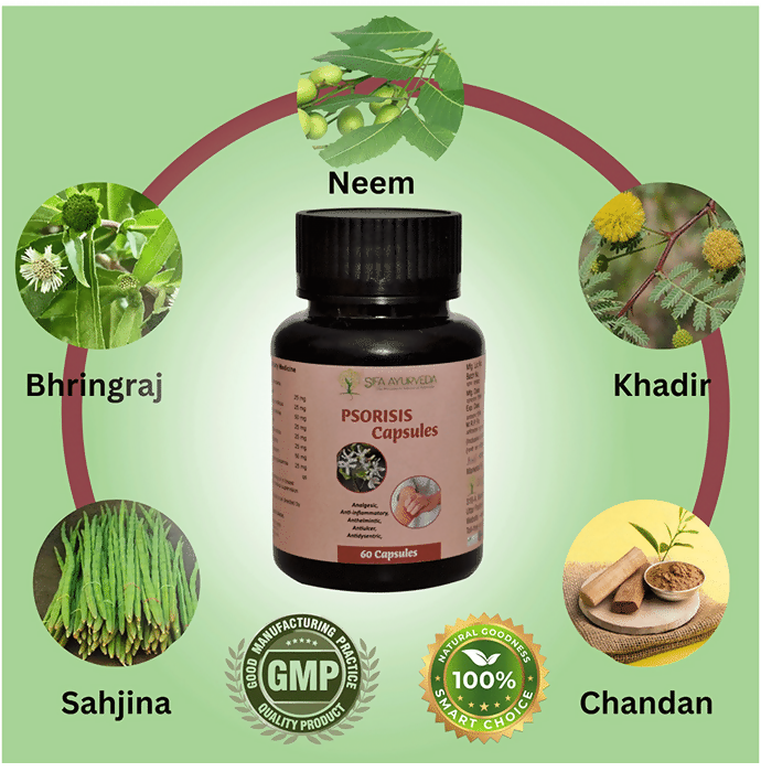 Sifa Ayurveda Psoriasis Capsules - Distacart