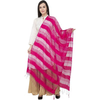 Thumbnail for A R SILK Payal Plan Regular Dupatta Rani Color Dupatta or Chunni