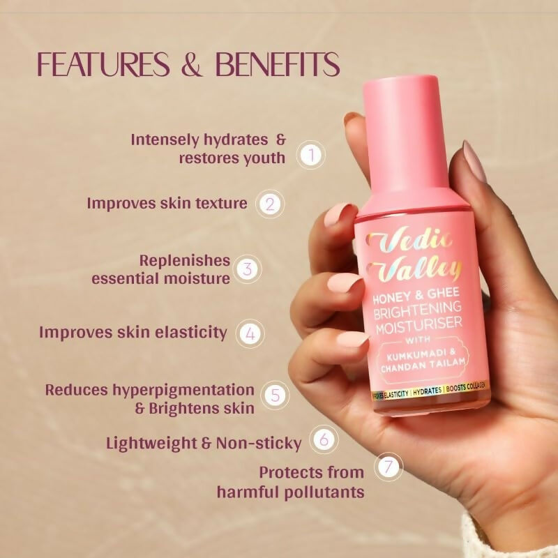 Vedic Valley Honey & Ghee Moisturiser - Distacart