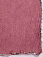 Thumbnail for Sztori Plus Size Floral Printed Sequinned Pure Cotton A Line Kurta & Trousers With Dupatta - Distacart