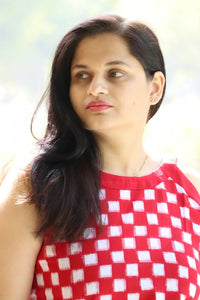 Thumbnail for AnandaChhaya Red Sambalpuri Dress 1