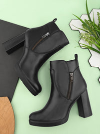 Thumbnail for Roadster The Lifestyle Co Women Block Heeled Chelsea Boots