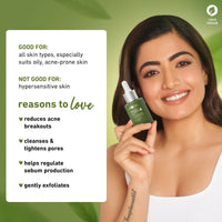 Thumbnail for Plum Green Tea & 3% Zinc Complex Face Serum with Acnacidol BG - Fights Acne, Pimples & Controls Oil