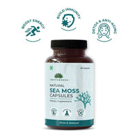 Thumbnail for Saptamveda Irish Sea Moss 500mg Capsules - Distacart