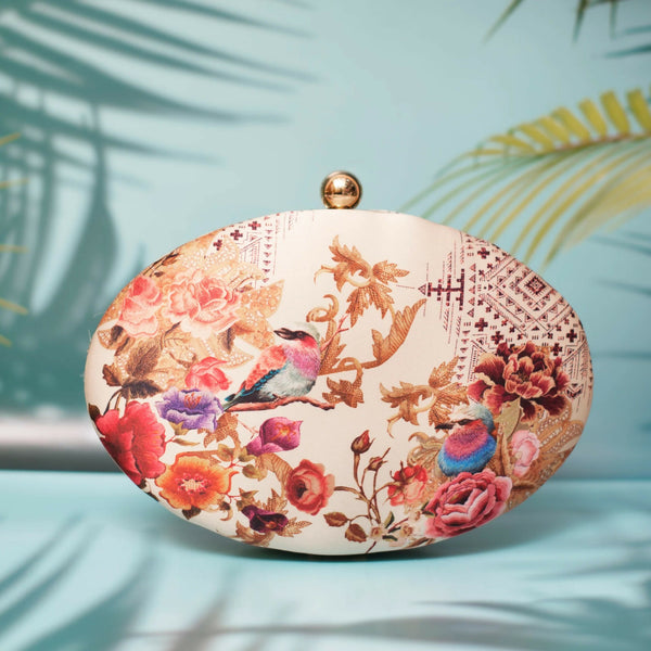 Joban Fashion Printed Mdf Clutch - Multicolor