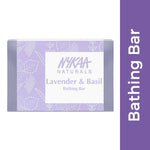 Thumbnail for Nykaa Naturals Lavender & Basil Soothing Bathing Soap - Distacart